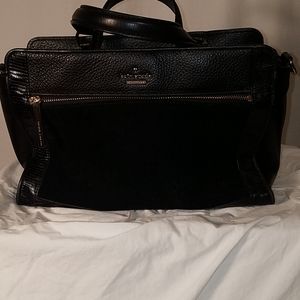 Kate Spade Black Shoulder/Crossbody/Satchel Tote